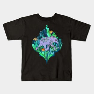 Little Elephant on a Jungle Adventure Kids T-Shirt